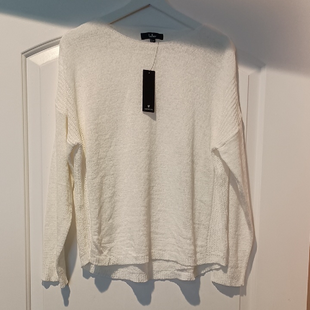 NWTs Lulu's Summer Ivory Knit Sweater Med